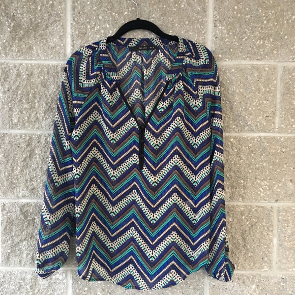 Fun z Fun Tops - ⭕️Fun z Fun Sheer Long Sleeve Blouse